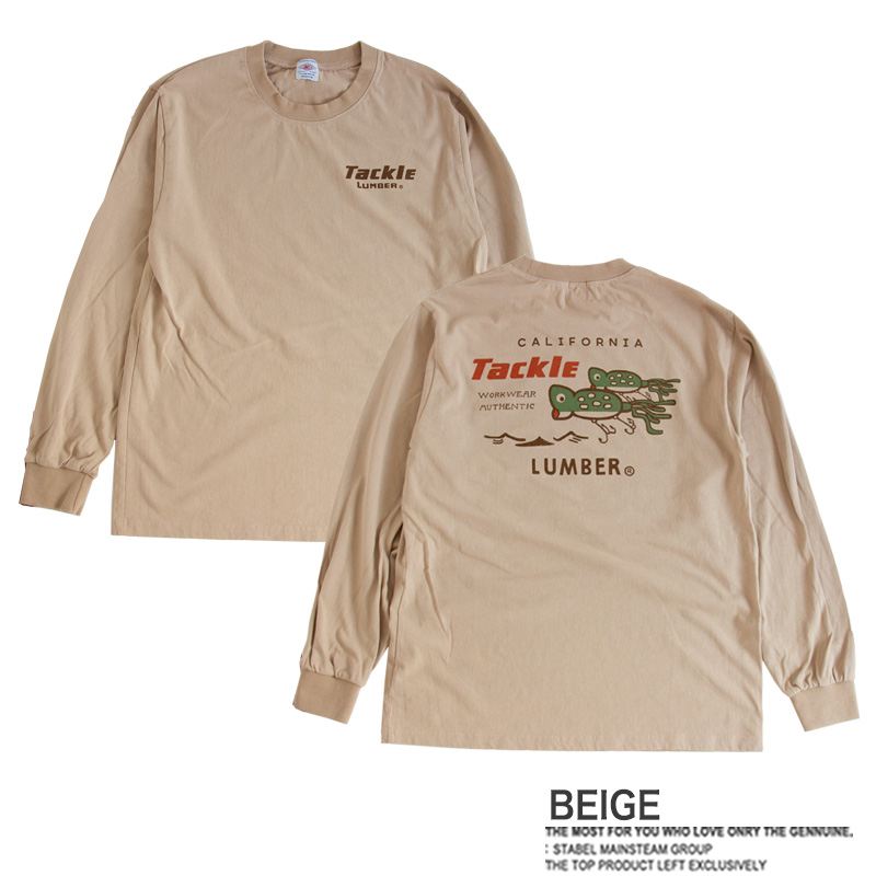 LUMBER 公式 262380 TACKLE POPPER  ロングＴシャツ