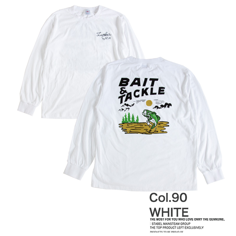 LUMBER 公式 262378 BAIT&TACKLE ロングTシャツ