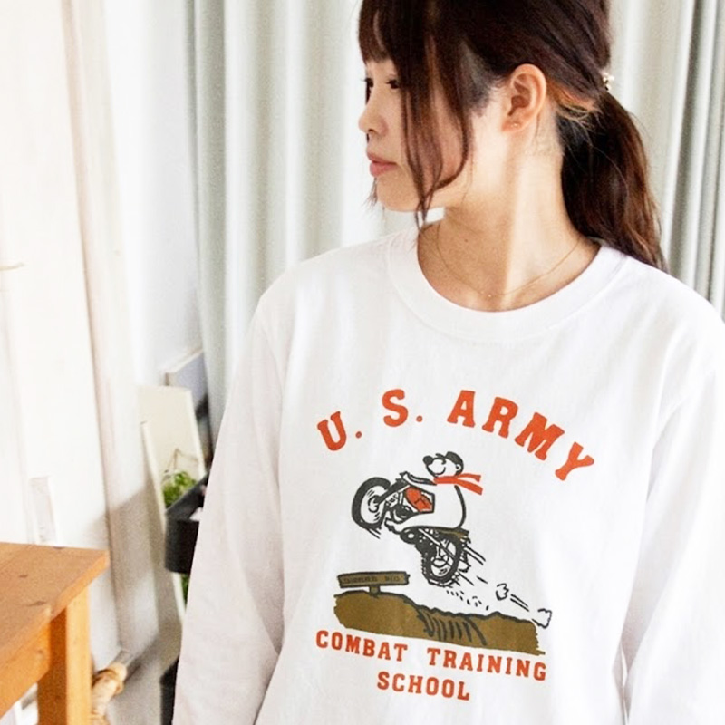 LUMBER 公式 262372 U.S.ARMY ロングＴシャツ