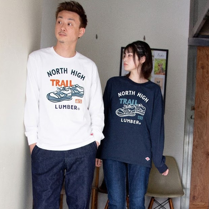 LUMBER 公式 262377 NORTH HIGH TRAIL  ロングＴシャツ