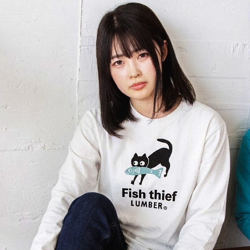 LUMBER 公式 262376 FISH THIEF ロングＴシャツ